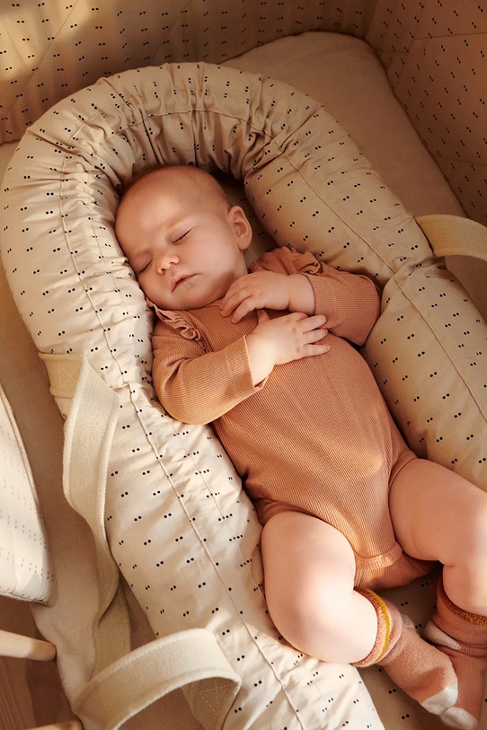 Κουκούλι μωρού Liewood Gro Printed Babylift Βρεφικό προϊόν μπεζ LW14693