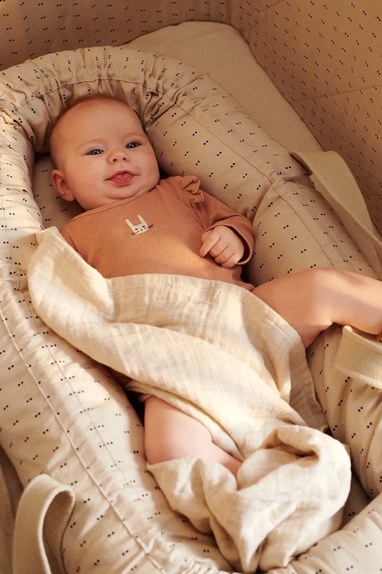 Κουκούλι μωρού Liewood Gro Printed Babylift LW14693 μπεζ