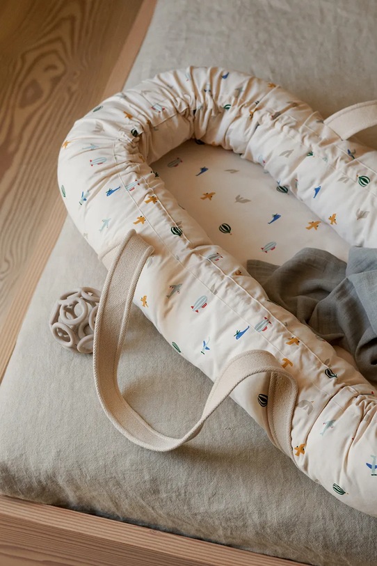 Liewood cocon pentru bebe Gro Printed Babylift Produs pentru bebe bej LW14693