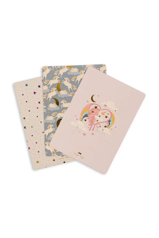 Fiú Konges Sløjd üdvözlőkártya GREETING CARDS FSC 6 db KS101380 bézs
