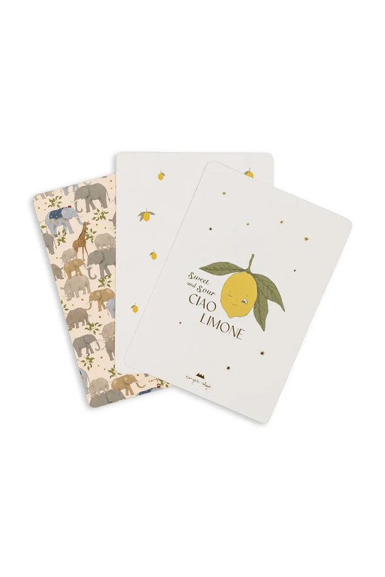 Konges Sløjd üdvözlőkártya GREETING CARDS FSC 6 db bézs KS101380