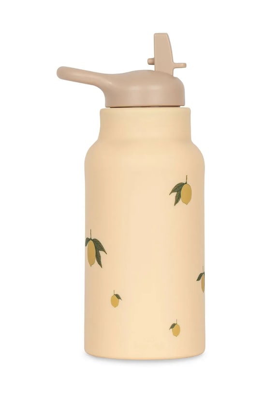 Konges Sløjd butelka dla dzieci SILICONE DRINKING BOTTLE beżowy KS3588