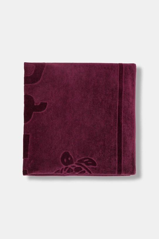 Vilebrequin ręcznik bawełniany SAND 90 x 180 cm SANC1200 bordowy AA00