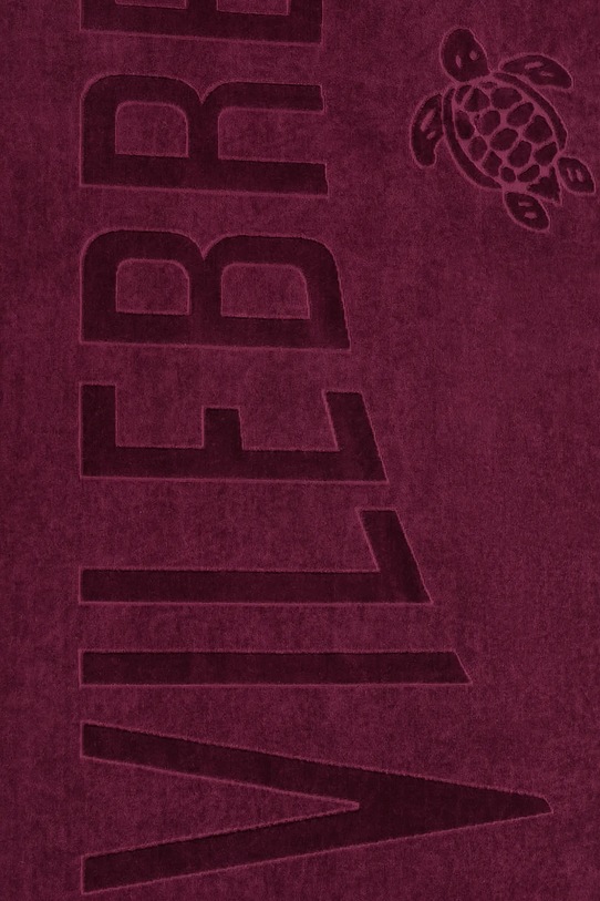 Akcesoria Vilebrequin ręcznik bawełniany SAND 90 x 180 cm SANC1200 bordowy