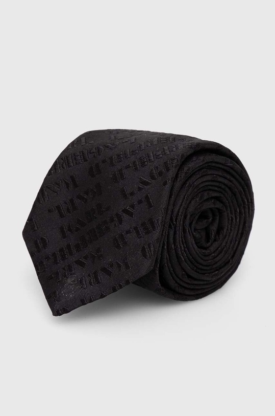 Karl Lagerfeld cravata de matase negru 543180.805100