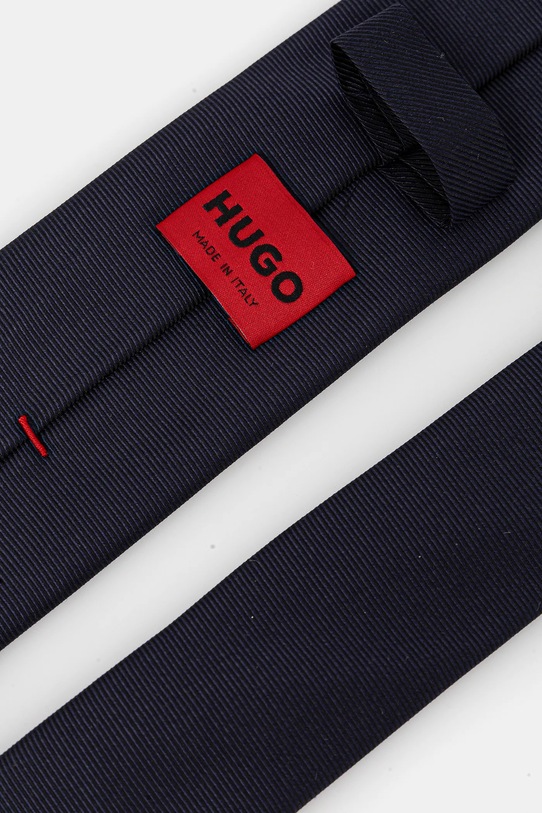 Kravata s hedvábím HUGO Tie 6 cm 50520644 námořnická modř AW25