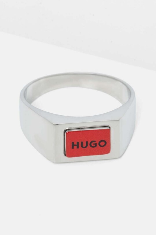 HUGO sygnet Gift Box srebrny 50521448