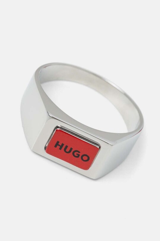 HUGO sygnet 50521448 srebrny AW24