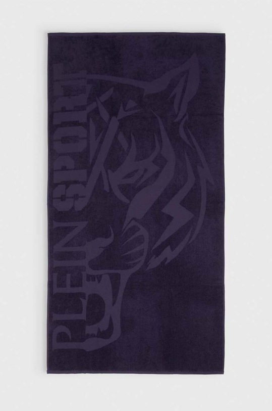 PLEIN SPORT ręcznik bawełniany 92 x 170 cm granatowy PS24TW02