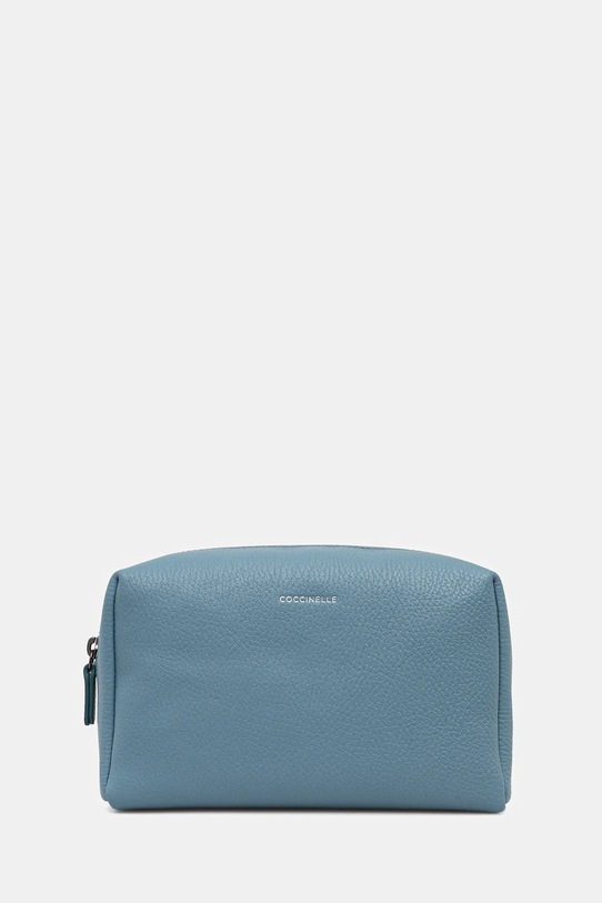 Coccinelle kosmetyczka skórzana MAN SOFT turkusowy E5.MUK.95.G0.01