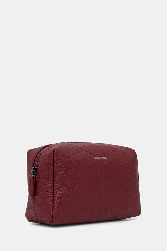 Kožená kozmetická taška Coccinelle MAN SOFT E5.MUK.95.G0.01 burgundské AW25