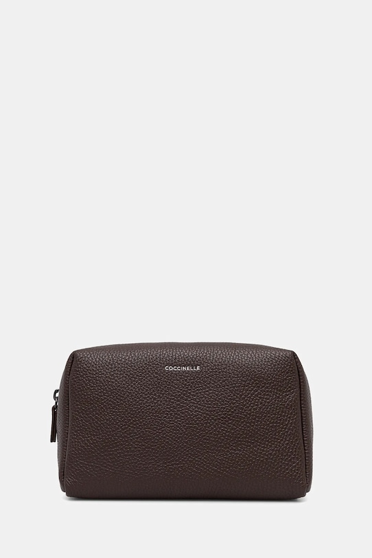 Coccinelle kosmetyczka skórzana MAN SOFT brązowy E5.MUK.95.G0.01