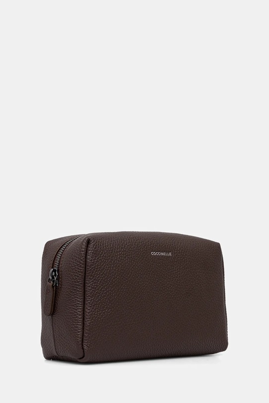Kožená kozmetická taška Coccinelle MAN SOFT E5.MUK.95.G0.01 hnedá AW25