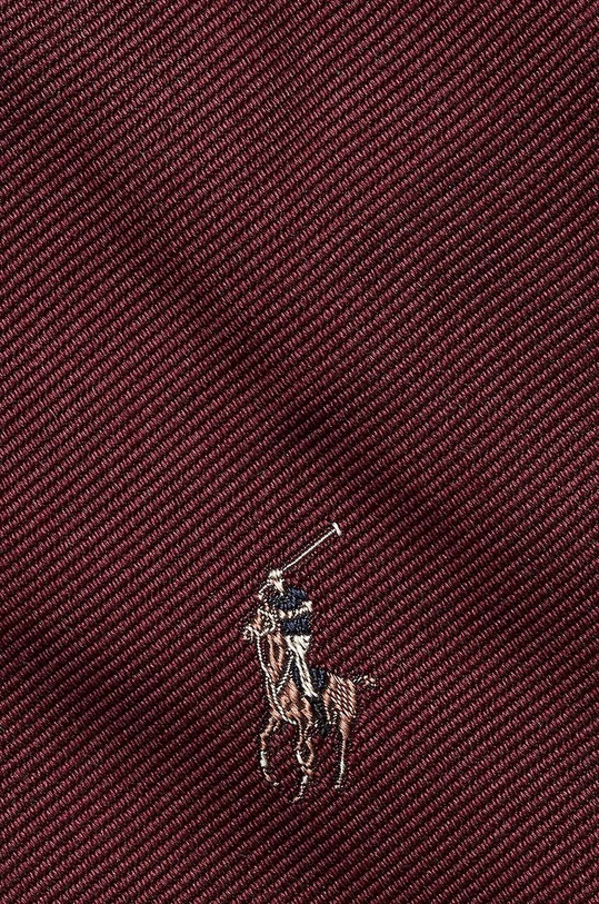 Akcesoria Polo Ralph Lauren krawat jedwabny 712951039 bordowy