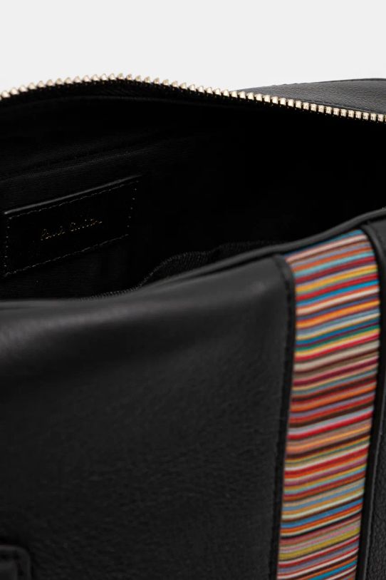 Paul Smith leather toiletry bag black M1A.6606.BMULTI