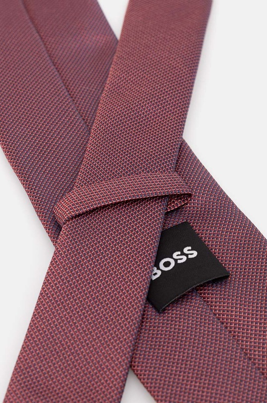 BOSS cravata de matase 50524013 burgundia AW24
