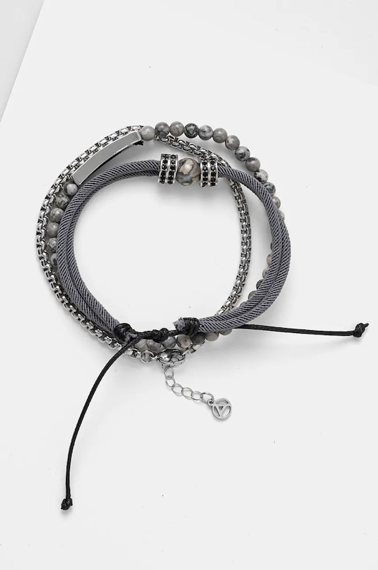 Náramek Aldo WALLDORF 3-pack 3-pack šedá WALLDORF.020