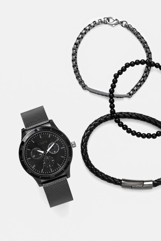 Hodinky a náramky Aldo DRORID DRORID.020 černá AW24