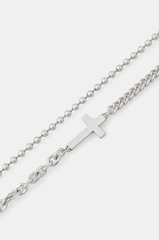 AllSaints naszyjnik 489691SLV041 srebrny AW24