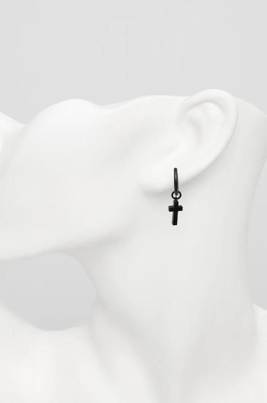 Accesorii AllSaints cercel 489708SLV041 negru