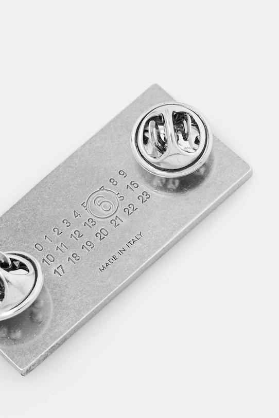 MM6 Maison Margiela broșă SM7VK0021.P7070 argintiu AW24