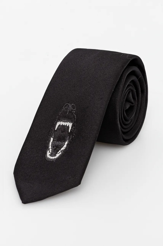 HUGO cravatta in seta nero 50528058