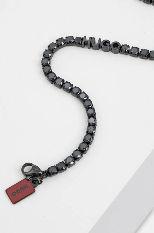 HUGO bransoletka 50523108 czarny AW24