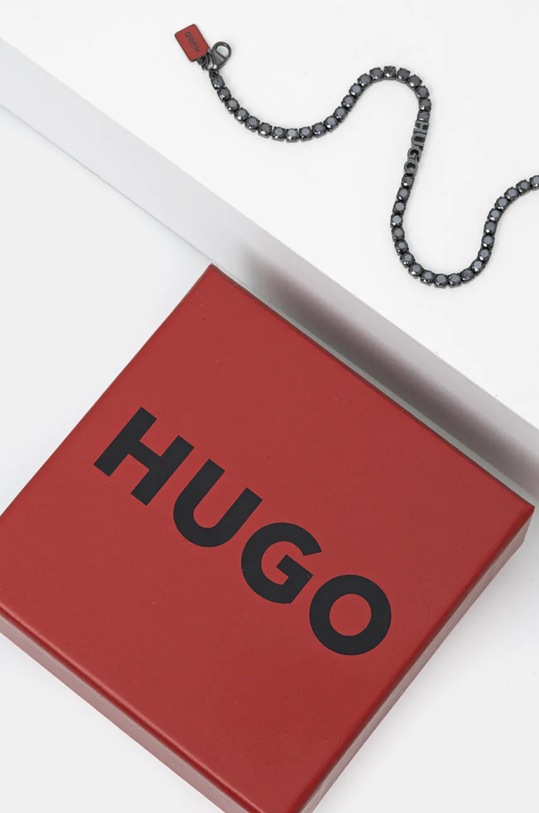 Akcesoria HUGO bransoletka 50523108 czarny