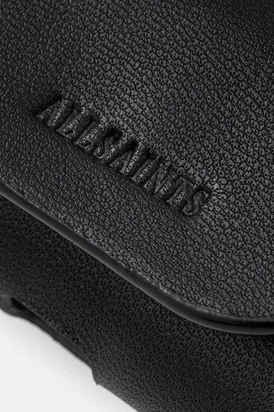 Кожаный футляр для airpod AllSaints AIRPOD CASE M079XB чёрный AW24