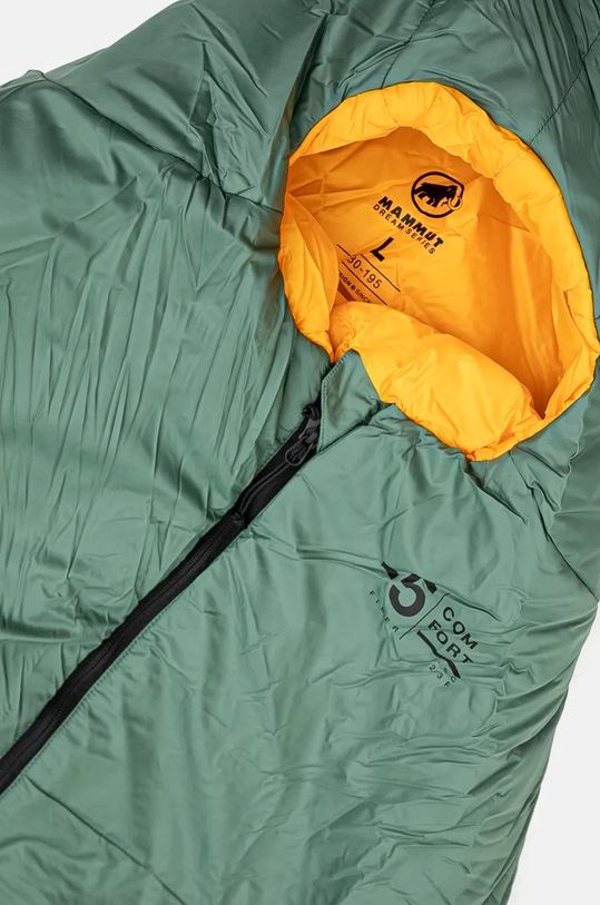 Doplnky Spací vak Mammut Comfort Fiber Bag -5°C 2410.03080 zelená