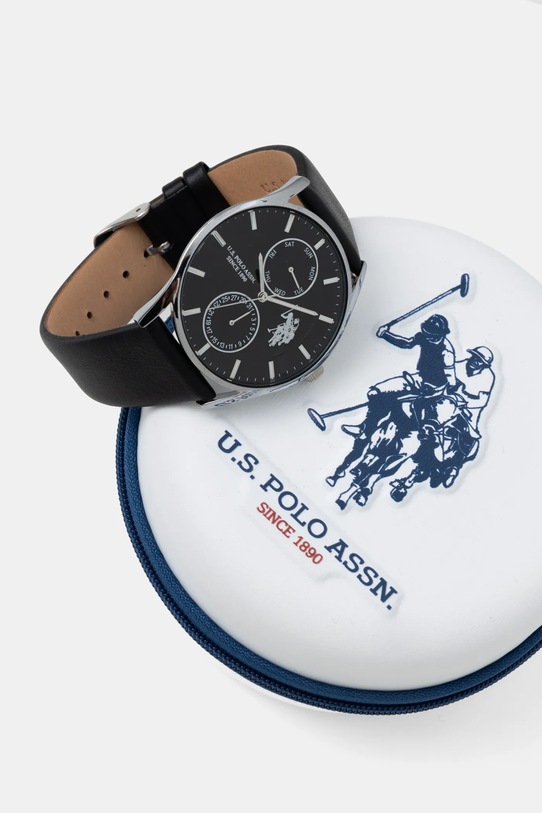 U.S. Polo Assn. zegarek HENRY USP4901ST czarny AW24