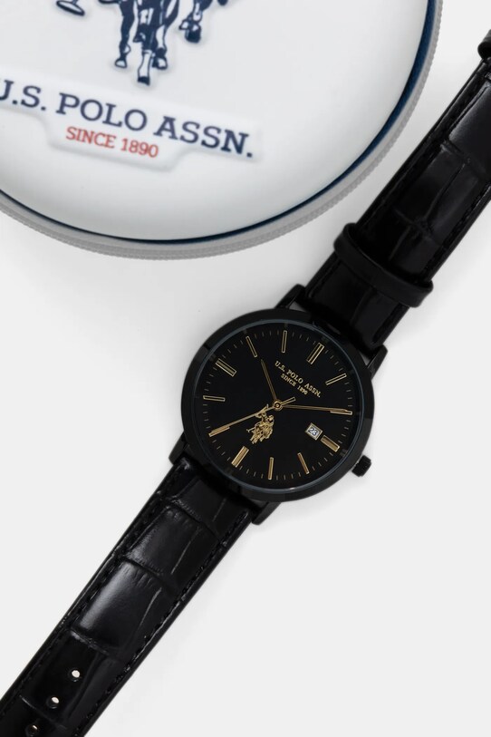 Аксесуари Годинник U.S. Polo Assn. OLIVER USP4924YG коричневий