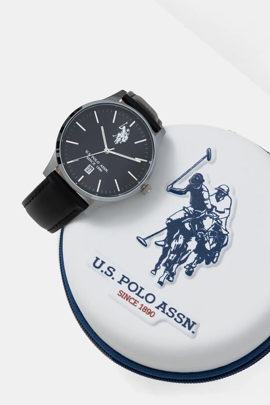 Годинник U.S. Polo Assn. OWEN чорний USP4940ST