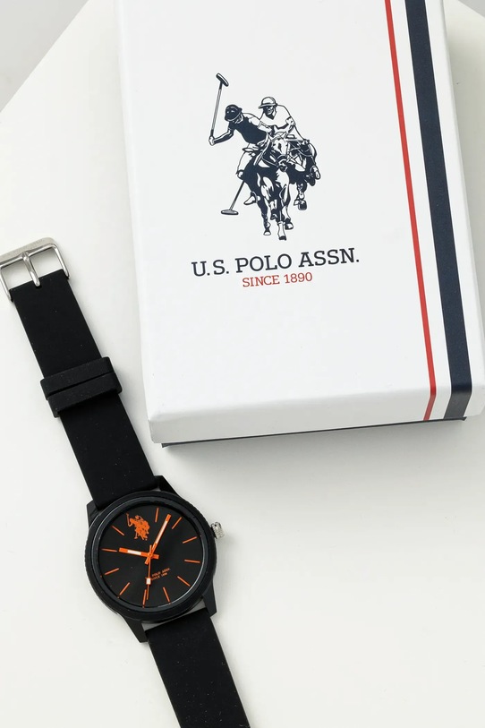 Doplňky Hodinky U.S. Polo Assn. MICHAEL USP7081BK černá