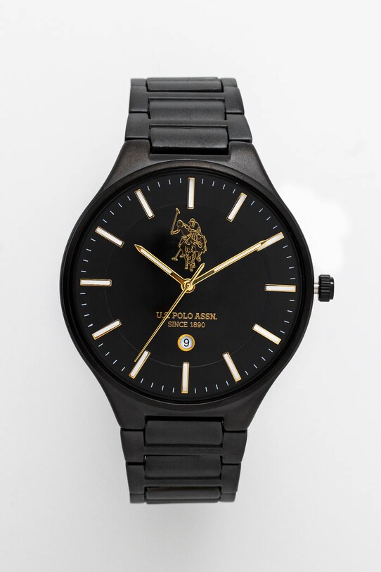 Годинник U.S. Polo Assn. JORDAN чорний USP7185YG