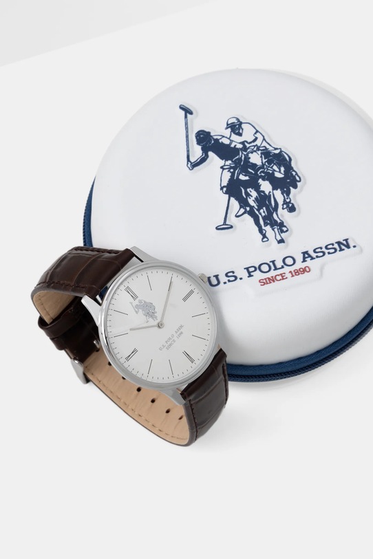 Akcesoria U.S. Polo Assn. zegarek JEREMY USP7192ST brązowy