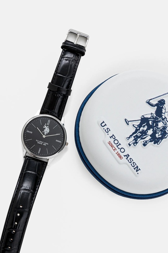 Doplnky Hodinky U.S. Polo Assn. JEREMY USP7193BK čierna