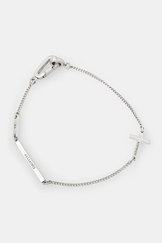 AllSaints bransoletka srebrny 37501873SLV041