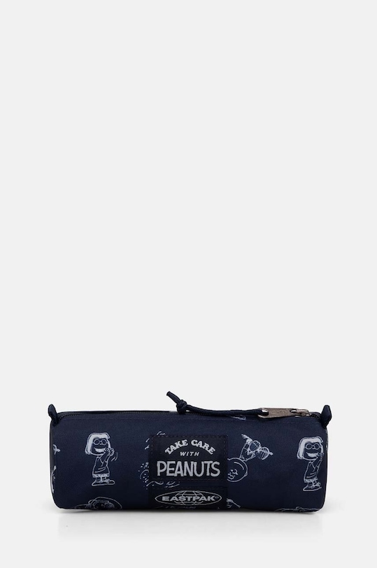 Penál Eastpak BENCHMARK SINGLE x Peanuts Planet friendly námořnická modř EK0003727O01