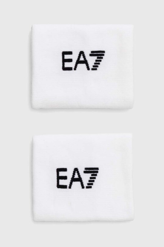 EA7 Emporio Armani wristband sporturi de echipă alb CC999.245021.54510