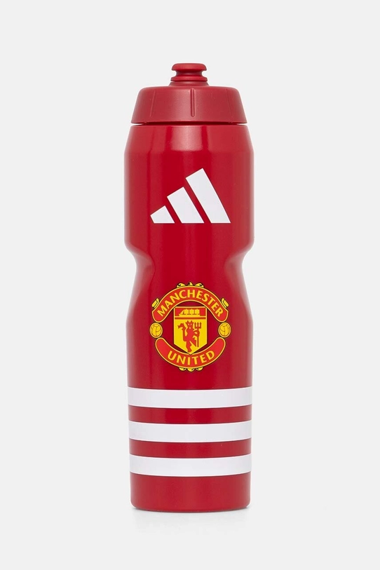 Пляшка для води adidas Performance Manchester United 700 ml командні види спорту червоний IY0435