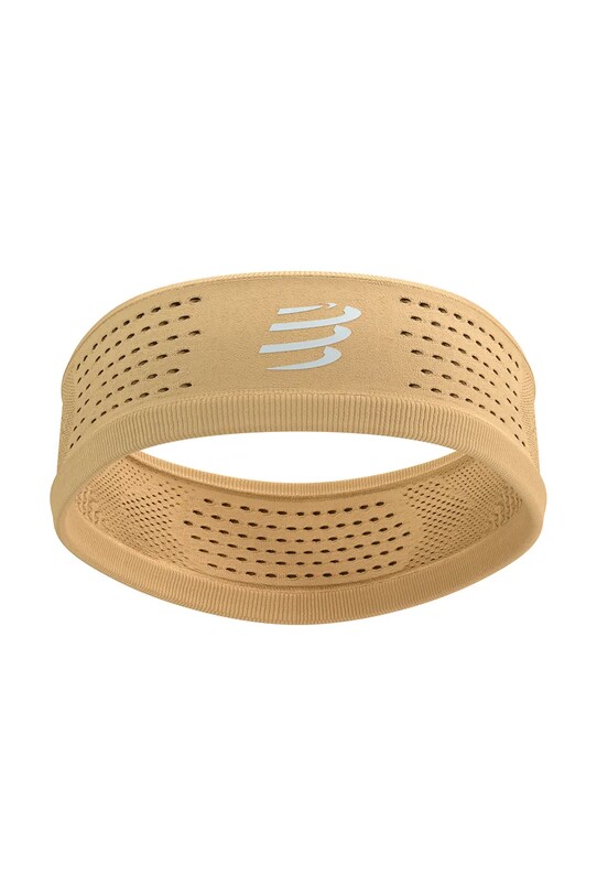 Čelenka Compressport Thin Headband On/Off XBNU391 béžová SS25