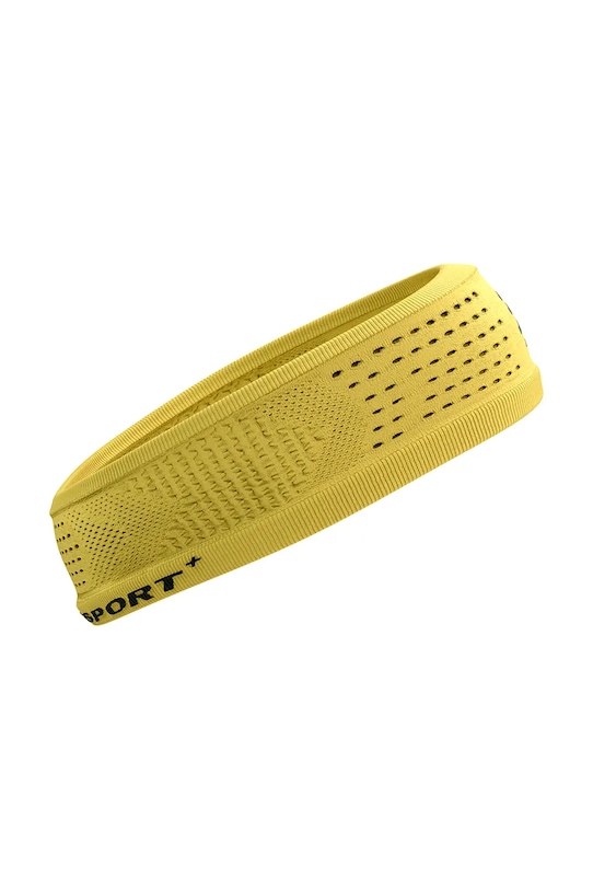 Čelenka Compressport Thin Headband On/Off žlutá XBNU391