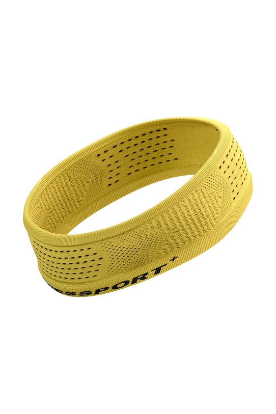 Naglavni trak Compressport Thin Headband On/Off XBNU391 rumena