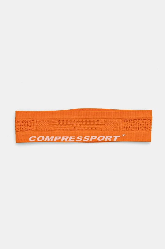 Compressport bentita pentru cap Thin Headband On/Off XBNU391 portocaliu SS25