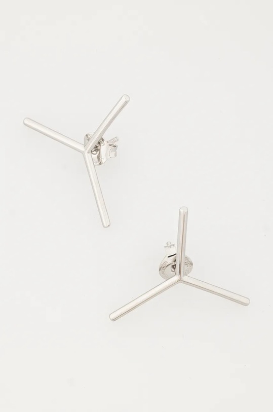 Y/Project cercei MINI Y EARRINGS Gift Box argintiu 640EA001