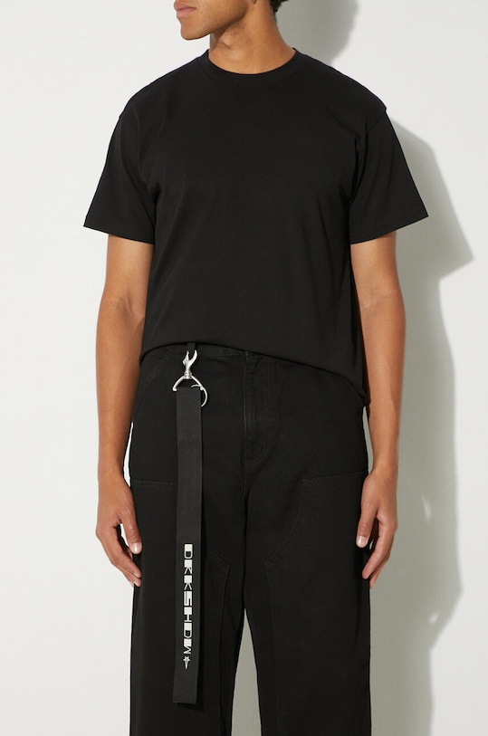 Doplňky Přívěsek Rick Owens Webbing Keychain DA02D2401.WEBP10 černá