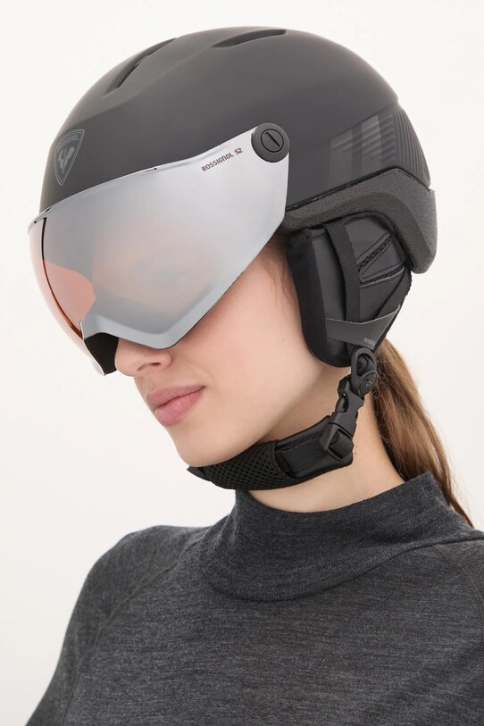 Akcesoria Rossignol kask narciarski Fit Visor Impacts RKKH202 czarny