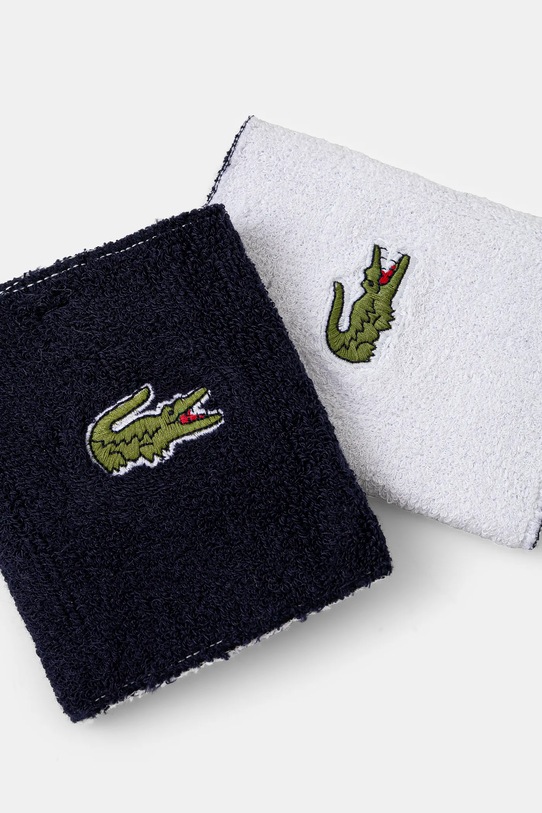 Akcesoria Lacoste opaski na nadgarstek 2-pack RL9508 granatowy