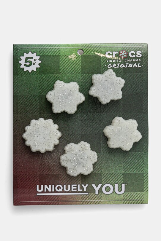 Значки для взуття Crocs LED Winter Night Snowflake 5-pack білий 10012176